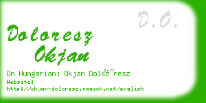 doloresz okjan business card